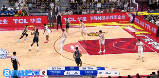 谈球吧官网登录入口足够幸运！徐杰出手三分后球再度颠进篮筐 广东继续扩大领先